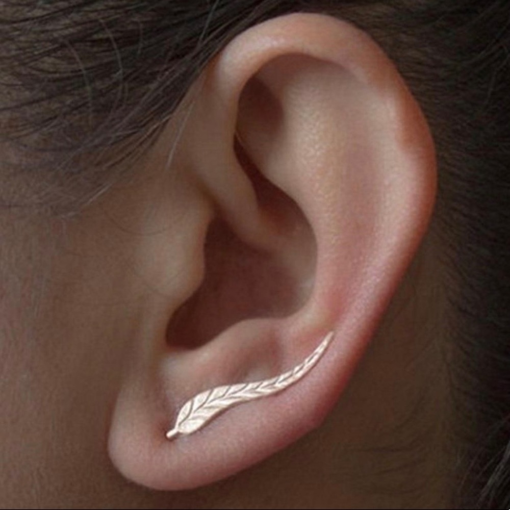 Feather Earring Studs!!!